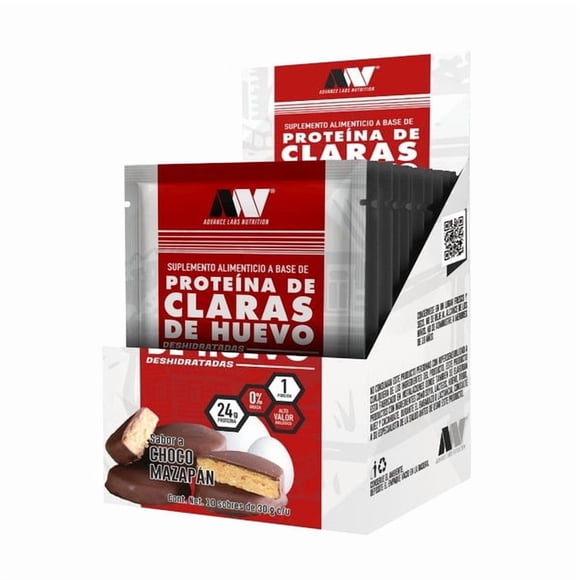 Proteína de Clara de Huevo Advance Labs Nutrition Choco Mazapán 10 sobres
