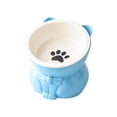 thumbnail image 2 of Cats Food Bowl Large Capacity Pet Food Bowl Cute Drinking Bowl For Cats To Protects The, 2 of 6