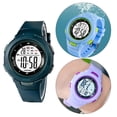 thumbnail image 4 of Reloj digital deportivo para y niñas, relojes electrónicos a prueba de agua, reloj de con , cronómetro, calendario, luz EL Sunnimix Reloj electronico, 4 of 8