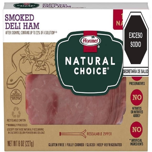 Jamón de pierna Hormel Natural Choice ahumado 227 g