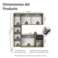 thumbnail image 3 of Mueble de Cocina Compacto Madesa 120cm Marrón/Negro, 3 of 10