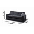 thumbnail image 4 of Sofá Cama M & E MUEBLES Confort Clean Gris Oxford Individual 3 Posiciones Con Cama Oculta, 4 of 5