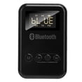 thumbnail image 2 of 2 en 1 Bluetooth 5.0 Transmisor Receptor Adaptador de audio inalámbrico Pantalla digital FM para coche, 2 of 8