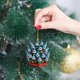 thumbnail image 2 of Adorno acrílico de árbol apilado | Adorno colgante plano para árbol de Navidad | Decoración navideña caprichosa para decorar tu hogar todo el año, 2 of 4