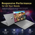 thumbnail image 3 of HP Chromebook 14 HD Laptop for Business & Students, Intel Celeron N4120, 4GB LPDDR4, 224GB Storage(64GB eMMC+160GB Docking Station), UHD Graphics, Webcam, Long Battery Life, Chrome OS, Modern Gray, 3 of 5