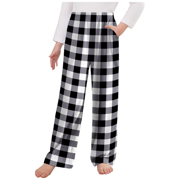 Pantalones deportivos para niños y niñas, de secado rápido, transpirables, ligeros, con cintura elástica, estilo jogger, color negro, de 4 a 13 años.