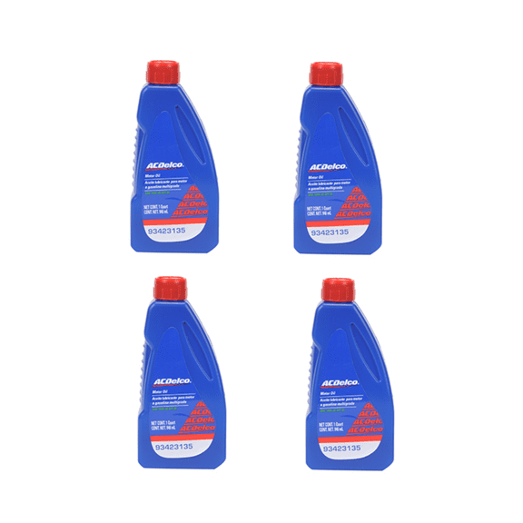 Aceite Mineral Multigrado ACDelco 15w-40 SL Para Motor 946ml (4 Piezas)