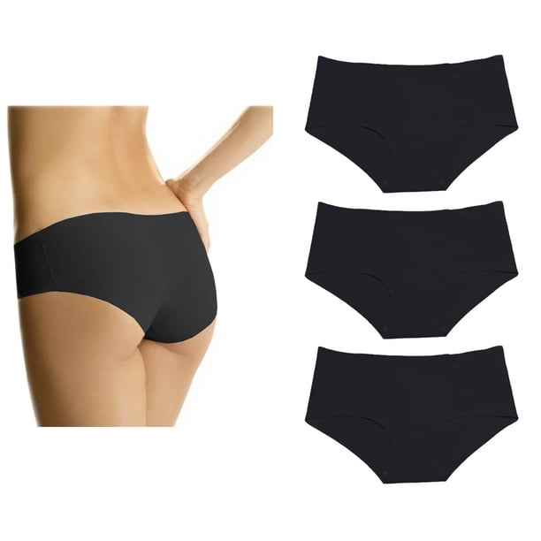 Paquete 6 Pantaletas Invisibles Sin Costuras Corte Láser Pack Incluye 6 Diferentes Colores