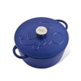 thumbnail image 1 of Olla/Cacerola Farberware. Hierro fundido Pre-curado con tapa, 26cm / 4.5L. Color azul., 1 of 6