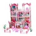 thumbnail image 2 of Casa de muñecas DIY para montar con muebles y accesorios con figura de muñecas para cumpleaños con 14 habitaciones, 2 of 9