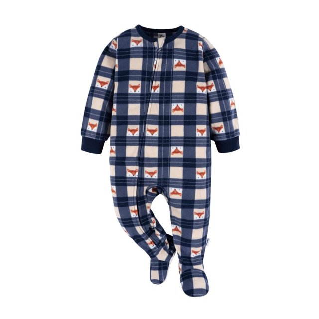 Mameluco Gerber 1 Pieza Fox Azul 6-9M