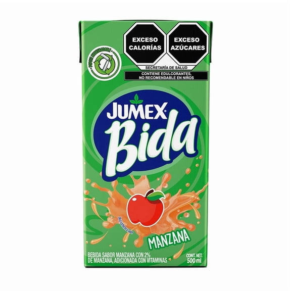 Bebida Jumex Bida sabor manzana 500 ml