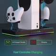 thumbnail image 4 of Soporte de refrigeración para consola Xbox Series X/S con cargador y soporte, 4 of 7