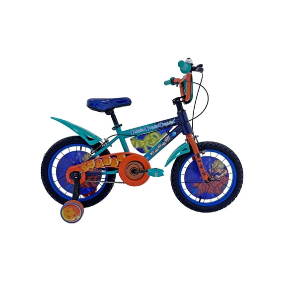 Bicicleta Infantil Dragon Ball R16 Con Ruedas De Apoyo