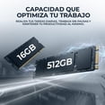 thumbnail image 4 of Laptop ASUS Vivobook 15 Intel Core i3 1315U 16GB 512GB SSD 15.6” Full HD W11 Plata Teclado Español Ideal para Trabajo y Multitarea, 4 of 6