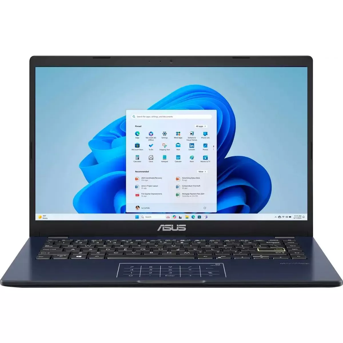 Laptop Asus E410K 14.0" FHD Intel N4500 4GB RAM 128GB EMMC Negra