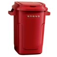 thumbnail image 3 of Cubo de basura de 28 L, resistente, sencillo y versátil, para el hogar, para sala de estar, cocina, oficina y dormitorio. Rojo, 3 of 8