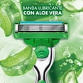thumbnail image 4 of Rastrillo Gillette Mach3 Sensitive 8 Repuestos con Aloe, Piel Sensible, 4 of 5