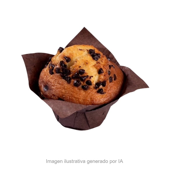 Muffin de Vainilla con Chispas de Chocolate por Pieza