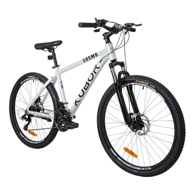 Bicicleta de Montaña Aluminio Rodada 26 21 Velocidades Kubor Blanco Cosmo