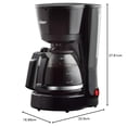 thumbnail image 2 of Oster&reg; Cafetera de 5 tazas con filtro permanente, Negro, BVSTDC05, 2 of 6