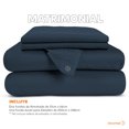 thumbnail image 4 of Juego de Funda para Edredon Duvet Dreamlab, Tamaño Matrimonial, Color Azul Noche, 3 Piezas, 4 of 9