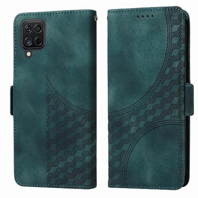 Funda GANGXUN para Samsung Galaxy A12 4G con diseño acolchado elegante, cuero PU, protección total y ajuste preciso