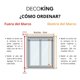 thumbnail image 5 of Persiana enrollable Blackout Premium Decoking 100 Ancho x 140 Alto cm Stone, 5 of 5