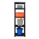 thumbnail image 3 of Estante Polycar Modelo Medio 5N/N Liso, color negro, 3 of 4