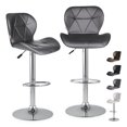 thumbnail image 1 of Set De 2 Bancos Barra Cocina Silla Regulable Diseño Acabado de la estructura Cromado Color Gris Blick, 1 of 8