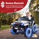 thumbnail image 5 of Kids House Carrito Montable Eléctrico para Niños TURBO, con Doble Puerta, Función de Balanceo, Control Remoto Bluetooth, USB MP3, Música y Luces LED, Motor Dual 12V, Inicio con Botón y Diseño Seguro, 5 of 8
