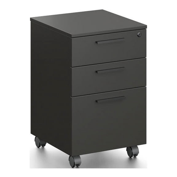 Archivero Melamina 2+1 Mundo In Zadar Moderno Elegante Orden 40x42x62cm Mundo In ARCH0904419NEGRO