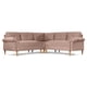 thumbnail image 5 of Sala Esquinera Makora De Velvet Palo De Rosa Modelo Elton, 5 of 7