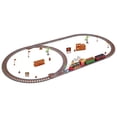 thumbnail image 2 of de trenes navideños para debajo con luces Sonidos Tren navideño alrededor de Navidad con vías grandes de trenes - 220 piezas 220 PCS CUTICAT  Tren Play Playset, 2 of 7