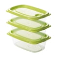 thumbnail image 2 of MTBLYS Recipientes de plástico transparente para almacenar alimentos | Paquete de 3 de 550 ml con tapas de cierre hermético y sello de silicona, 2 of 6