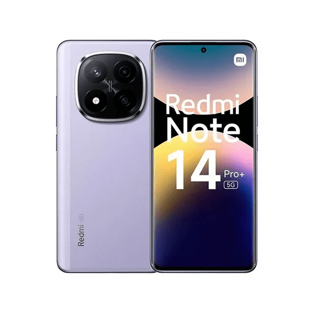Pueple Notes XIAOMI REDMI NOTE 14 PRO+ 5G 8GB RAM 256GB lavender Purple | Bodega Aurrera