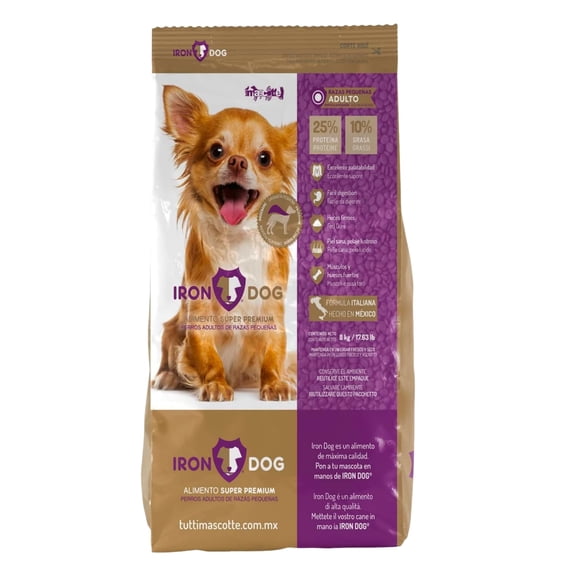 Iron Dog Super Premium Adulto Razas Pequeñas 2 Kg