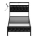thumbnail image 3 of Cama Individual FABATO Cabecera Tapizada Luces LED, 3 of 6