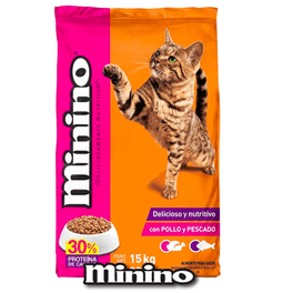 Alimento para Gato Minino 15 Kg Minino Alimento para Gato 15 Kg