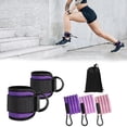 thumbnail image 1 of Juego de bandas de resistencia | Correas ajustables para tobillos para piernas y glúteos | Bandas elásticas de TPE para fitness de 10/20/30 lbs | Equipo de ejercicio para gimnasio en casa | 32 cm de, 1 of 6