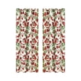 thumbnail image 2 of 1 Cortina Navideña Estampada Perforada para Sala de Estar, Cortinas Opacas, Decoración Navideña de 53 X 84 Pulgadas., 2 of 7