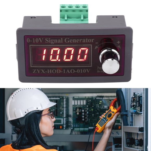 Módulo Generador De Voltaje De Señal, 15-30 VCC 0-10 V Salida Generador De Señal Ajustable Estable 0.2A Corriente De Carga Máxima Para Control De Frecuencia