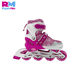 thumbnail image 3 of Patines en Línea Ajustables RM REGALOMEX para Niños Talla 19.5-23.5 Rosa Mediano, 3 of 6