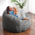 thumbnail image 1 of Yeshouse Sillón puff grande y esponjoso relleno de espuma para adultos, sofá tumbona ultrasuave y acogedor para sala de estar, dormitorio, lectura y relajación, 1 of 7