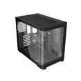 thumbnail image 2 of Caja de PC tipo Mid‑Tower SAMA V60E negra, USB‑C, vidrio templado curvo, 2 of 5