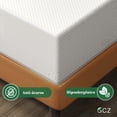 thumbnail image 3 of Colchón Individual Memory Foam en Caja, 3 Capas de Espuma de Alta Densidad a conciliar el sueño, 100x190x15 cm-Blanco, 3 of 7