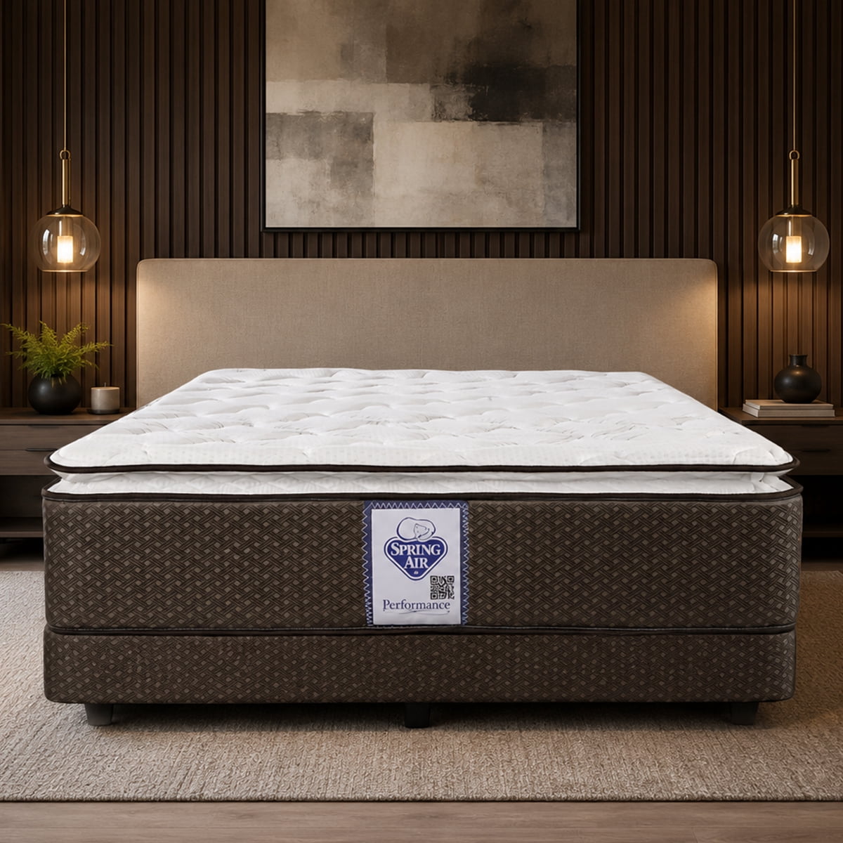 Colchón Spring Air Super Value Ortopédico Queen Size Spring Air Super Value