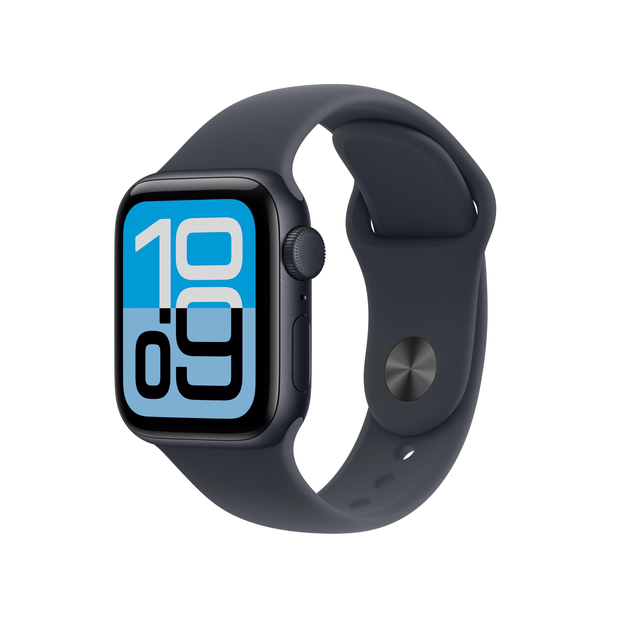 Reloj inteligente Apple Watch SE 3 [GPS 40 mm] con caja de aluminio Midnight y correa deportiva Midnight - S/M. Rastreadores de actividad física y sueño, monitor de frecuencia cardíaca, pantalla siemp
