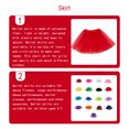 thumbnail image 4 of Qarigey tutú Traje de baile Vestidos de niña Ropa para ocasiones especiales con buen rendimiento Decoración de fiesta para niños Lago azul Prendas para la parte inferior del cuerpo Rojo, 4 of 6