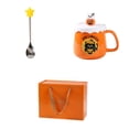 thumbnail image 2 of Taza de Fantasma, Linda Taza de Cerámica, Hecha a Mano con Tapa, Capacidad de 400 Ml, Divertido Regalo de Halloween, Decoración de Oficina, Diseño Único, Uso Multifuncional, Incluye Cuchara, 2 of 6